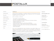 Tablet Screenshot of postalux.be